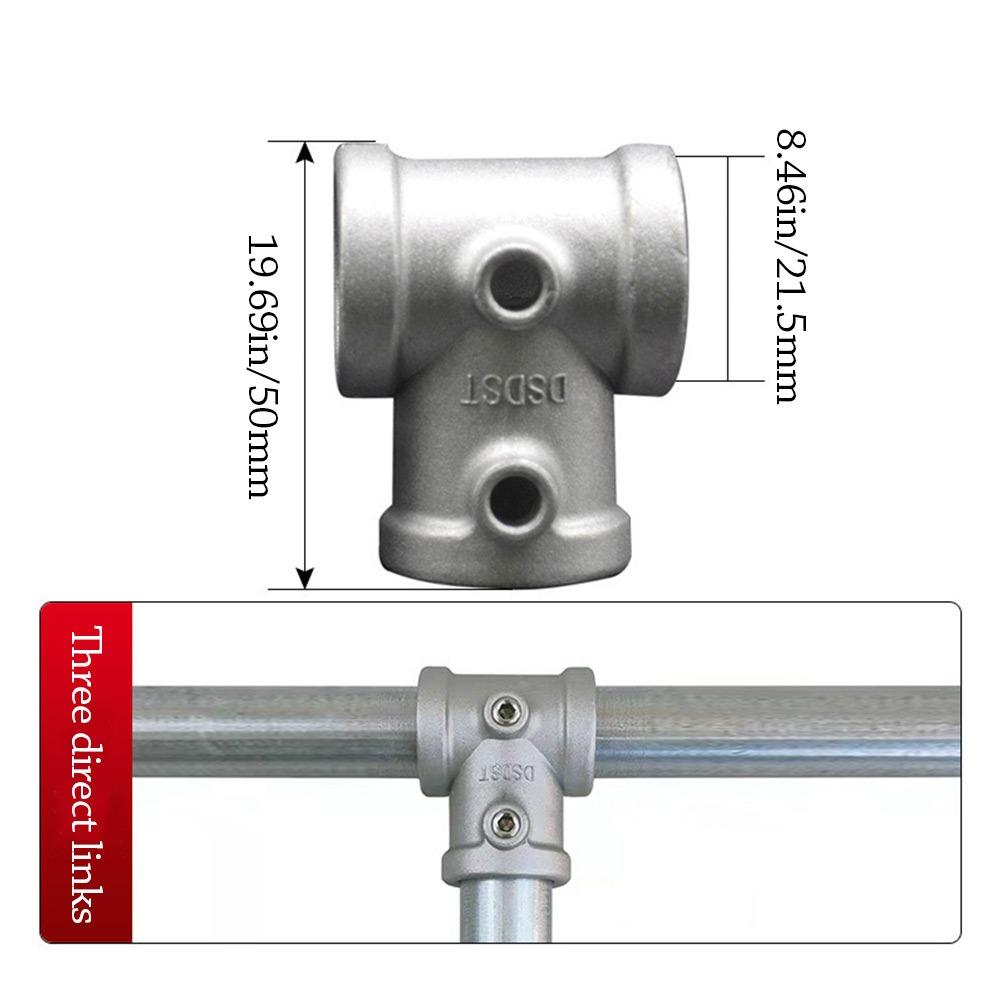 Fixed buckle Frame Fasteners 1\2''/3\4" Circular Pipe Connector New Pipe Fitting Connector  pipes