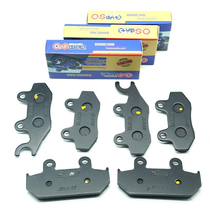 Motorcycle Front Rear Brake Pads for SUZUKI AN400S Burgman/Skywave 400 Type S 2007 2008 AN400SA ABS 2009- AN400ZA Skywave