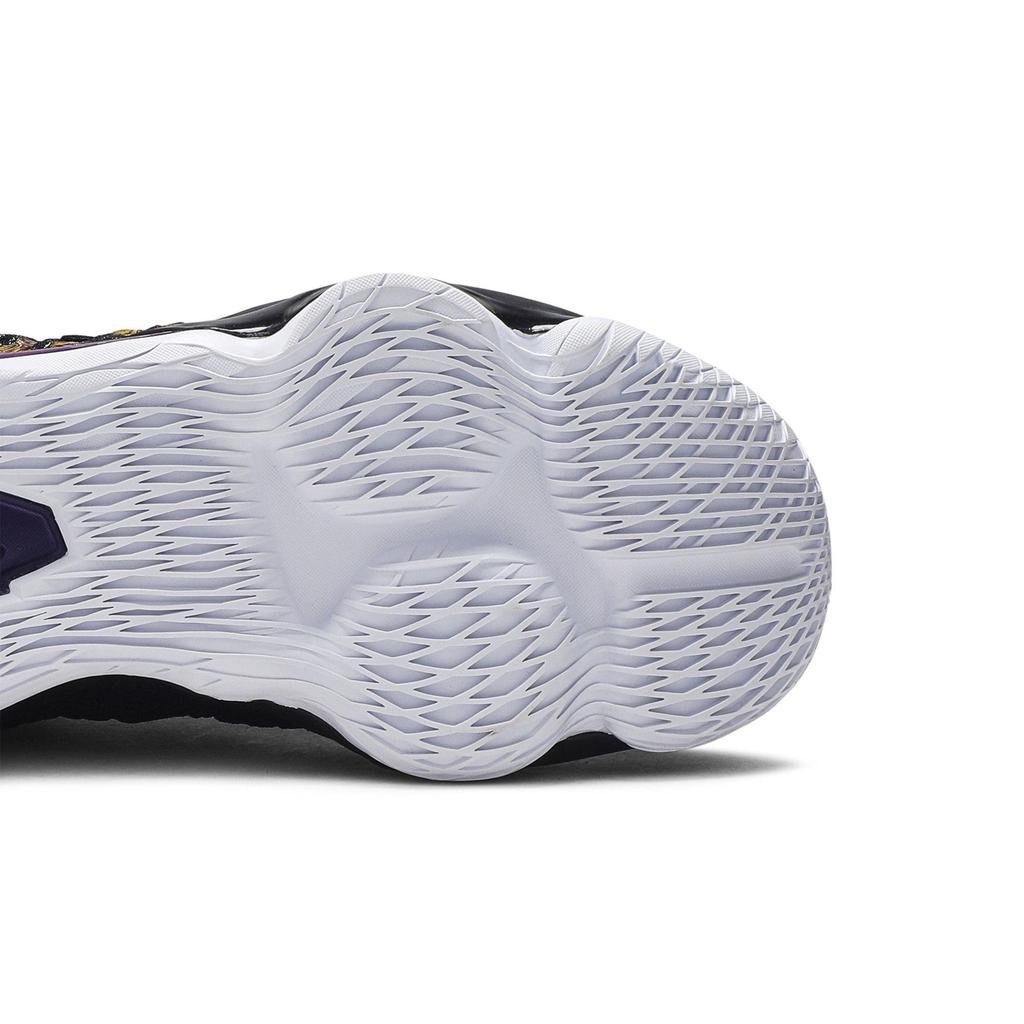 Nike LeBron 17 'Lakers' (Unisex) Black / White / Eggplant / Amarillo Basketball Shoes BQ3177 004