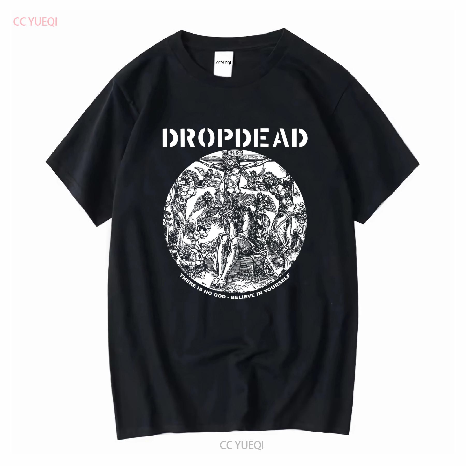 

Dropdead Band T Shirt Crust Hardcore Large long or short sleeves vintage Washed streetwear homme Breathable fashion Versatile 4XL