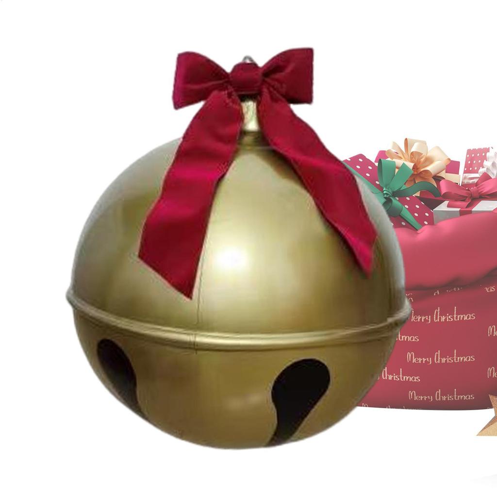 45/60cm Christmas Outdoor Decoration Inflatable Ball PVC Giant Large Balls 2025 Xmas Navidad Party Supplies 2026 New Year