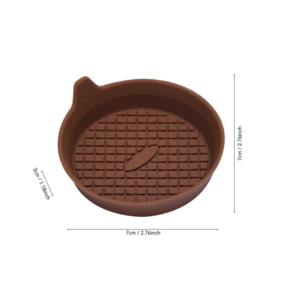 Silicone Car Cup CoasterNon-Slip Car Cup Holder Mat Insert-Type Cup Tray