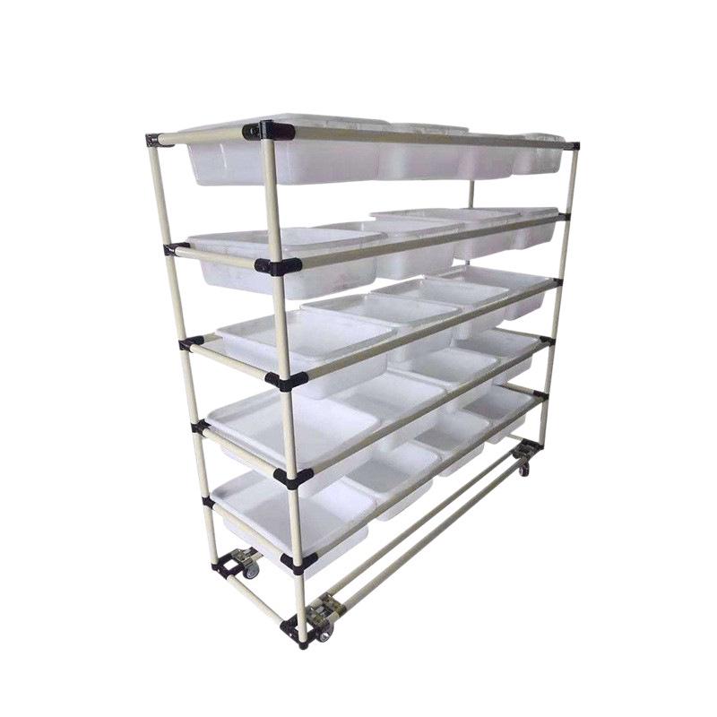 E-commerce Warehouse Picking Cart - Multi-layer Sorting & Organizing Basket Trolley