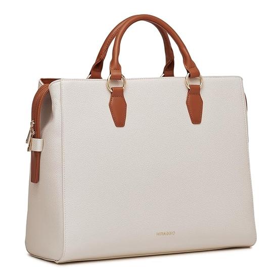 Miraggio – Übergroße Melissa-Tragetasche für Damen mit verstellbarem und abnehmbarem Schultergurt | Passend für Laptops bis zu 16 Zoll | Tragetaschen