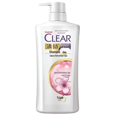 Klares Kirschblüten Erfrischendes Anti-Schuppen Shampoo