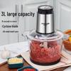 Electric Stainless Steel Multi-functional Meat Grinder & Food Processor for Dumpling Filling, Garlic Paste, and Vegetable Chopping - Free Shipping