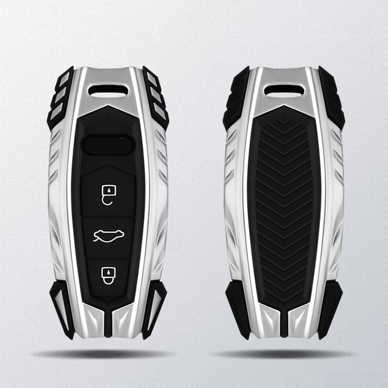 New Car Remote Key Case Shell Cover Fob for A6 A7 A8 E-tron C8 D5 Q7 Q8 2019 2020 Protector Holder Keyless Accessories