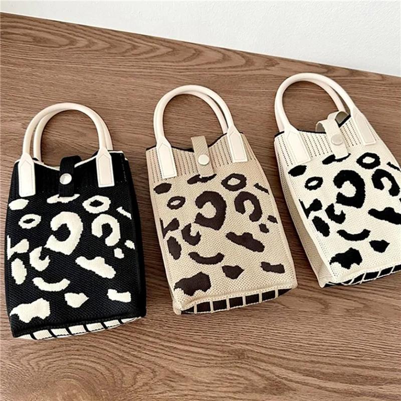Fashion Vintage Crochet Spot Handbag Summer Knit Square Bag Sling Bag Crossbody Bag Accurate Measurement Clear Scale Easy To Read Fast Delivery