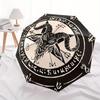 Devilish Goat Head Pentagram Umbrella, Portable 3-Fold Compact Umbrella,Christmas Gift ES503