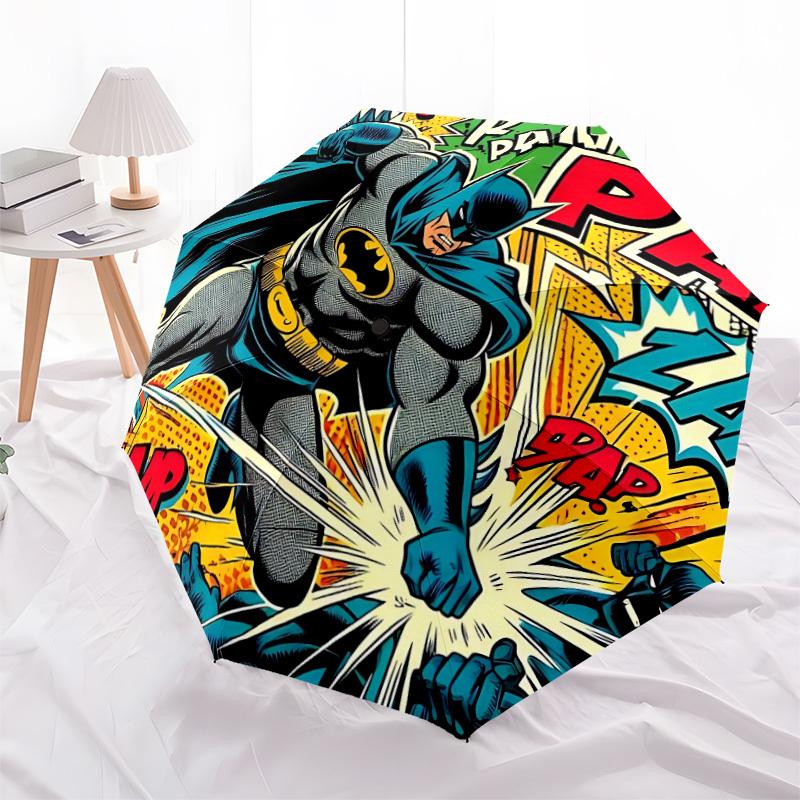 1pc Batman Automatic Open/Close Umbrella, Christmas Gift for Men Women, Daily Travel Outdoor Use Yy251101181