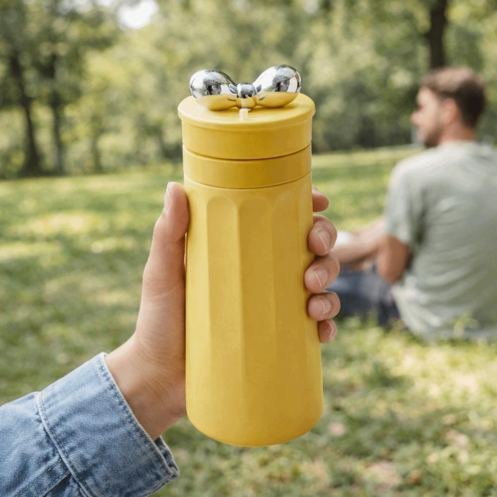 Food Grade Ice Cube Water Bottle Leak-Proof Ice Cube Mold Portable Silicone Ice Cup Home