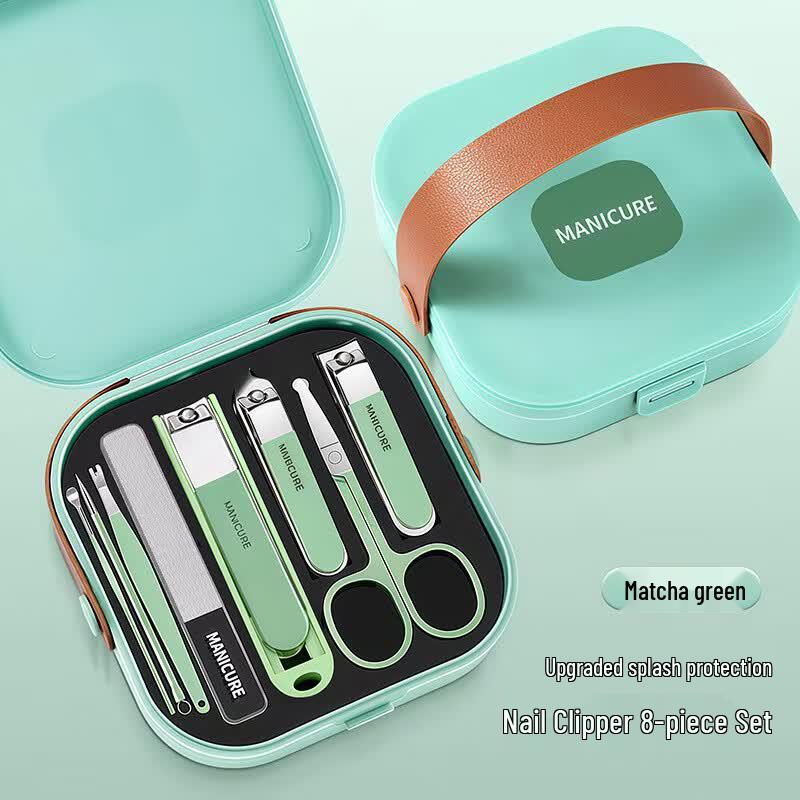 Jiwumeng 8-Piece Portable Nail Clipper Set