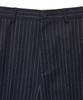 NOIRER Classic Wide Straight Slacks (Stripe Navy)