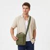 Men's Nylon Crossbody Backpack Fashionable Versatile Summer New Style Waterproof Single Shoulder Sling Bag Simple Design
