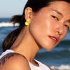 SUMMER BALL EARRING NEON YELLOW