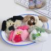 Playful Plush Dog Brooch Pin Stylish Bag Pendant Statement Hanging Ornament Plush Texture for Casual or Formal Event