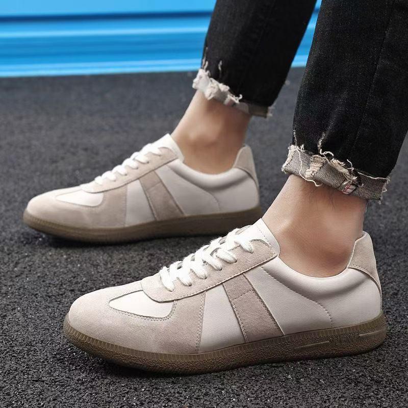 German Training Shoes Men's Spring Sports Shoes Men's Shoes Niche Japanese Retro Casual White Shoes Men