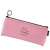 Student PU Pen Bag Pencil Case Cosmetic Bags Travel Makeup Organizer Bags