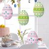 2026 Easter Decor Coloful Egg Paper Lanterns Cartoon Rabbit Chick DIY Hanging Pendants Happy Easter Day Party Decor for Home