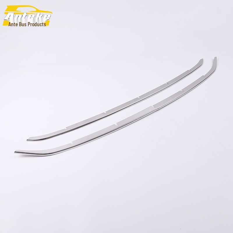 19 GM6 Front Lower Grille Decorative Bright Strip & Hood Anti-Scratch Bumper Patch