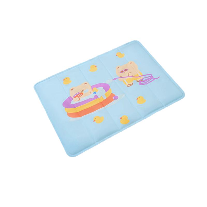 Pet Cooling Mat Bed Cartoon Printing Heat Relief Puppy Dog Cat Ice Pad Summer Supplies