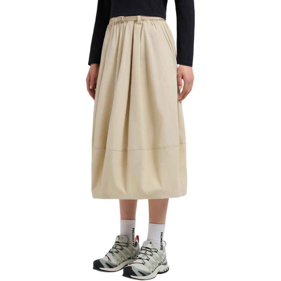 SALOMON Outdoor Trendy Cargo Breathable Solid Color Loose Casual Long Skirt Women Skirts LC2920100