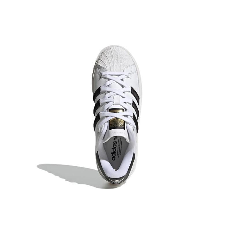Adidas Women's Superstar Bonega 'White Black Gold Metallic' Women's Sneakers GX1840