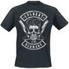 Retro Volbeat Barber Shop Skull Print T-shirt Men Women Rockabilly Casual Streetwear Tee