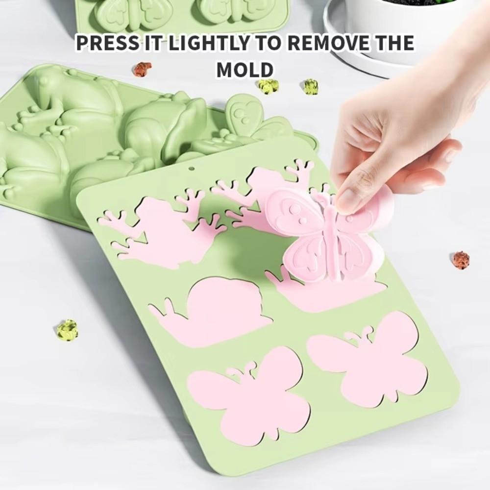 No-Stick Silicone Molds Cute Cartoon Dinosaur Molds Durable Baking Molds  Cake Decoration