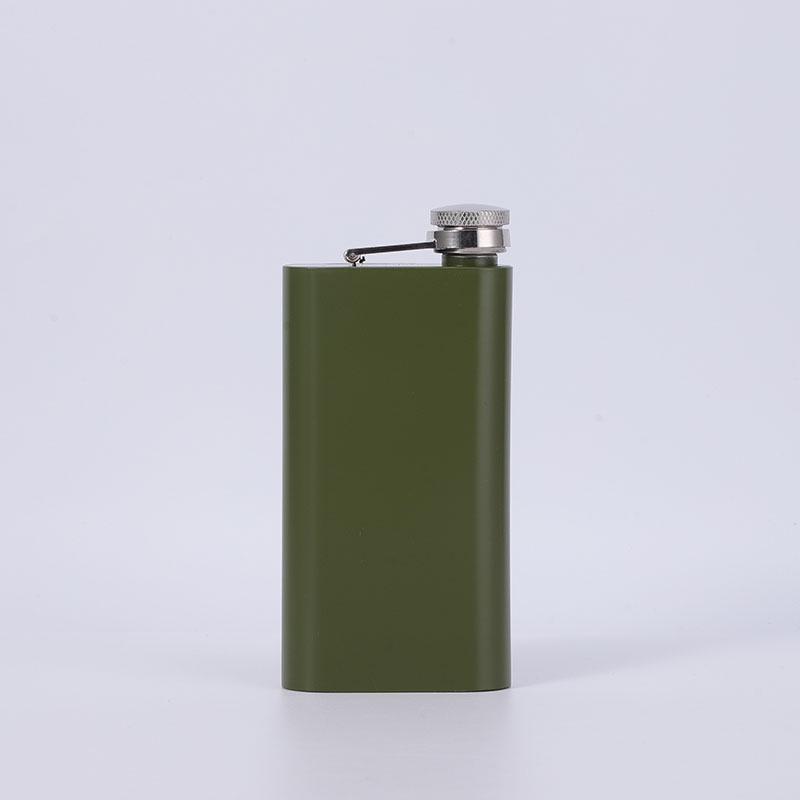 304 Rostfreier Stahl Lebensmittelqualität Tragbare Camping-Hüftflasche für den Innen- und Außenbereich