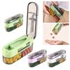 2 In 1 Pill Splitter Halve/Quartering Medicine Divider Compact Tablet Dispenser  Multiple Pills