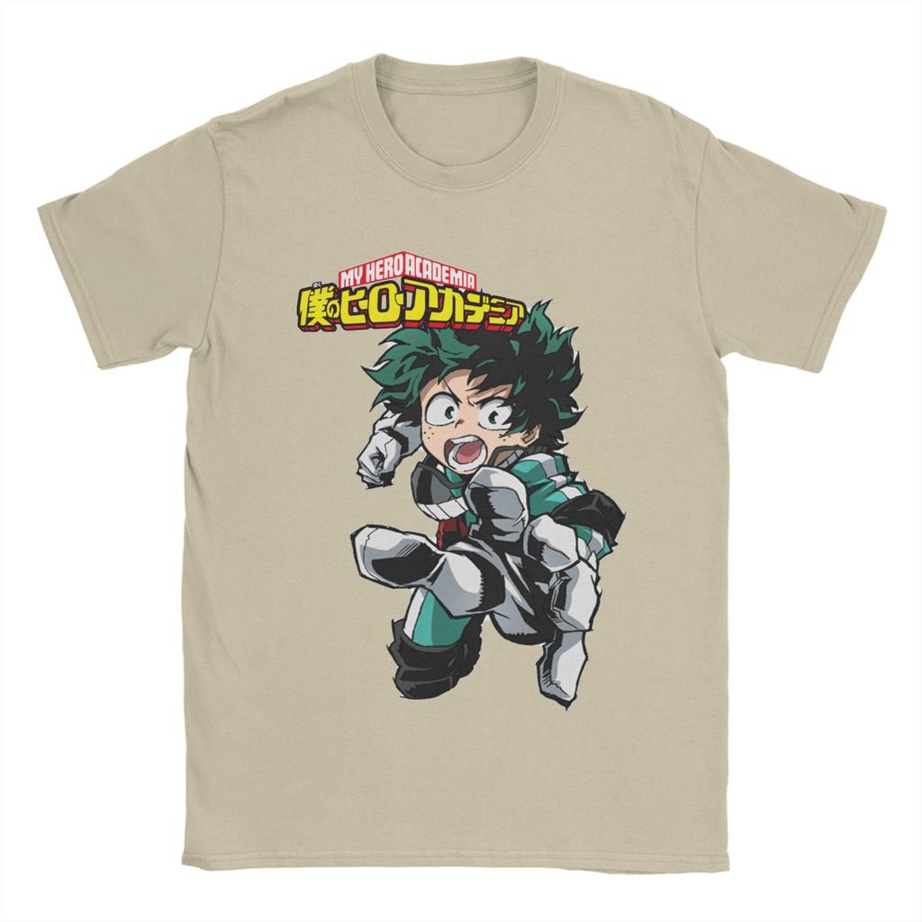 My Hero Academia Deku T-Shirt Unisex 100%Cotton Tops Funny  O-neck Short Sleeve
