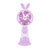 Pportable Handheld Fan Mini Cartoon Animal Fan Rechargeable Night Light 400mAh Cute Small Fan with Built in Battery
