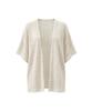 VIKINI VENDER Belle Punching Crochet Robe Cover-Up - Ivory