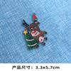 Personalized Christmas car sticker elk sleigh decorative sticker electric car body decorative sticker rear trunk sticker creative sticker.