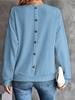 2025 Women's Autumn-Winter Off-the-Shoulder Back Button Long-Sleeve T-Shirt