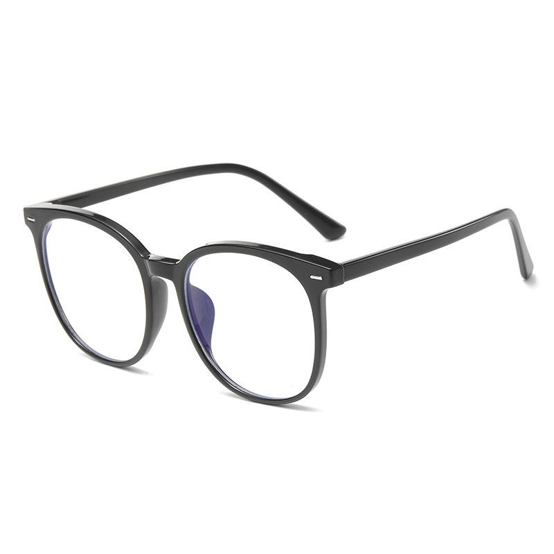 Plate Pin Leg Flat Mirror Anti-Blue Light Retro Myopia Optical Glasses Frame Unisex