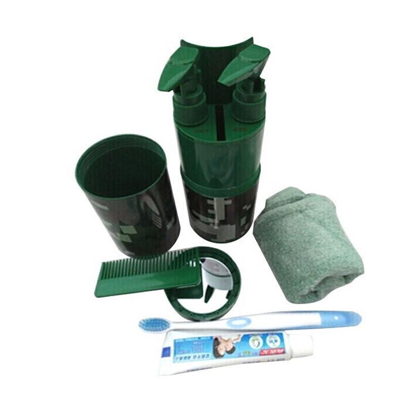 Портативный набор для умывания в военном камуфляже