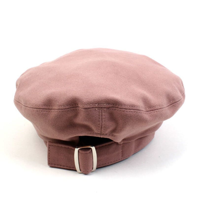 Universal Chemistry Belted Pink Wool Beret woolBeret