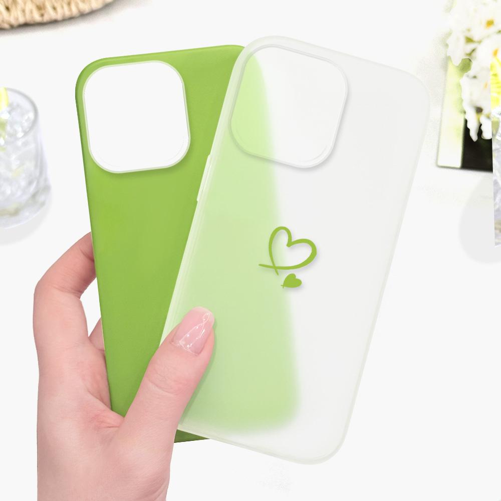 Simple Love Heart Phone Case For IPhone 14 13 12 11 Pro Max Mini 7 8 6 6S Plus X XS XR SE 2020 2022 Candy Colored Cover
