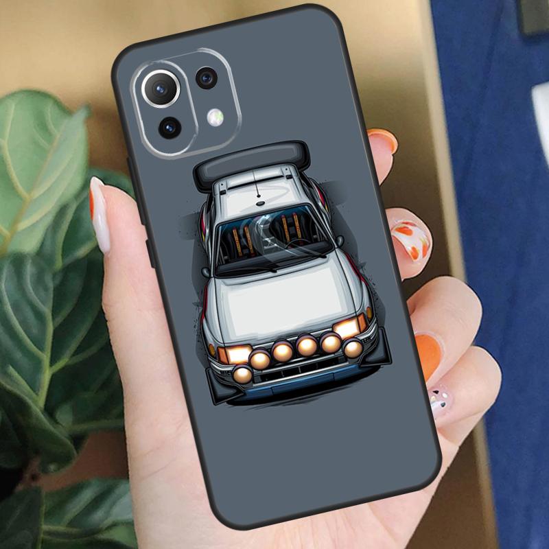 T16 Rally Car Case For Xiaomi 15 14 Ultra 13T 14T 15T Pro 17 Pro Max POCO X7 Pro X5 X6 F5 F6 F7 F8 Coque