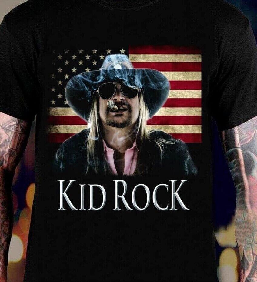 Vtg Kid Rock American Men Tshirt Kid Rock 2024 Tour Shirt For Fans XXL