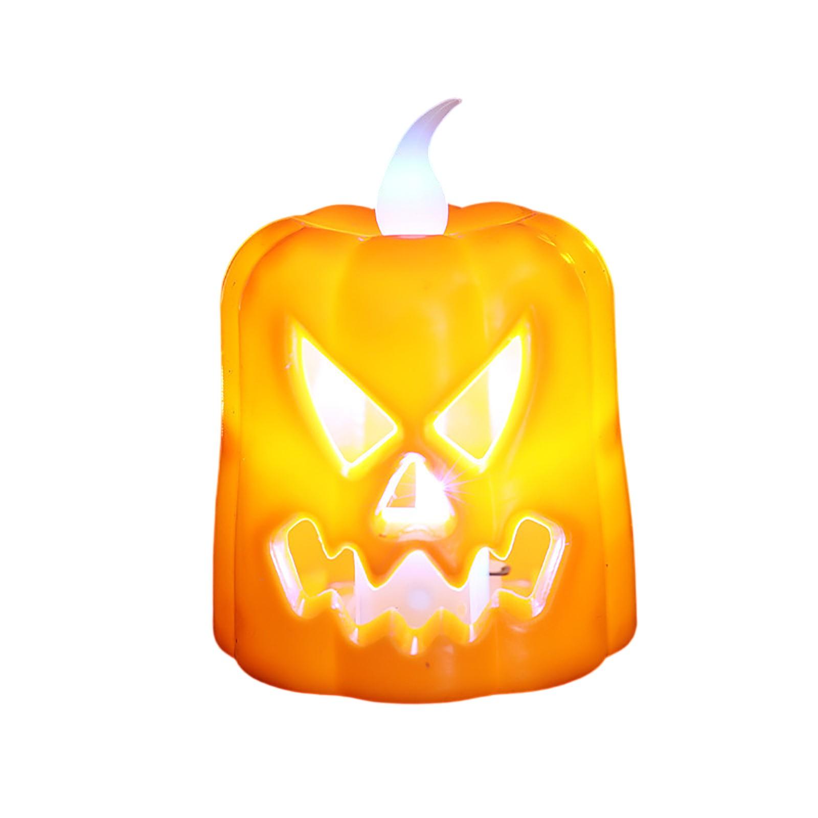 

Хэллоуин Светодиодный Ночник Украшение для Вечеринки Подсвечник Реквизит One Size