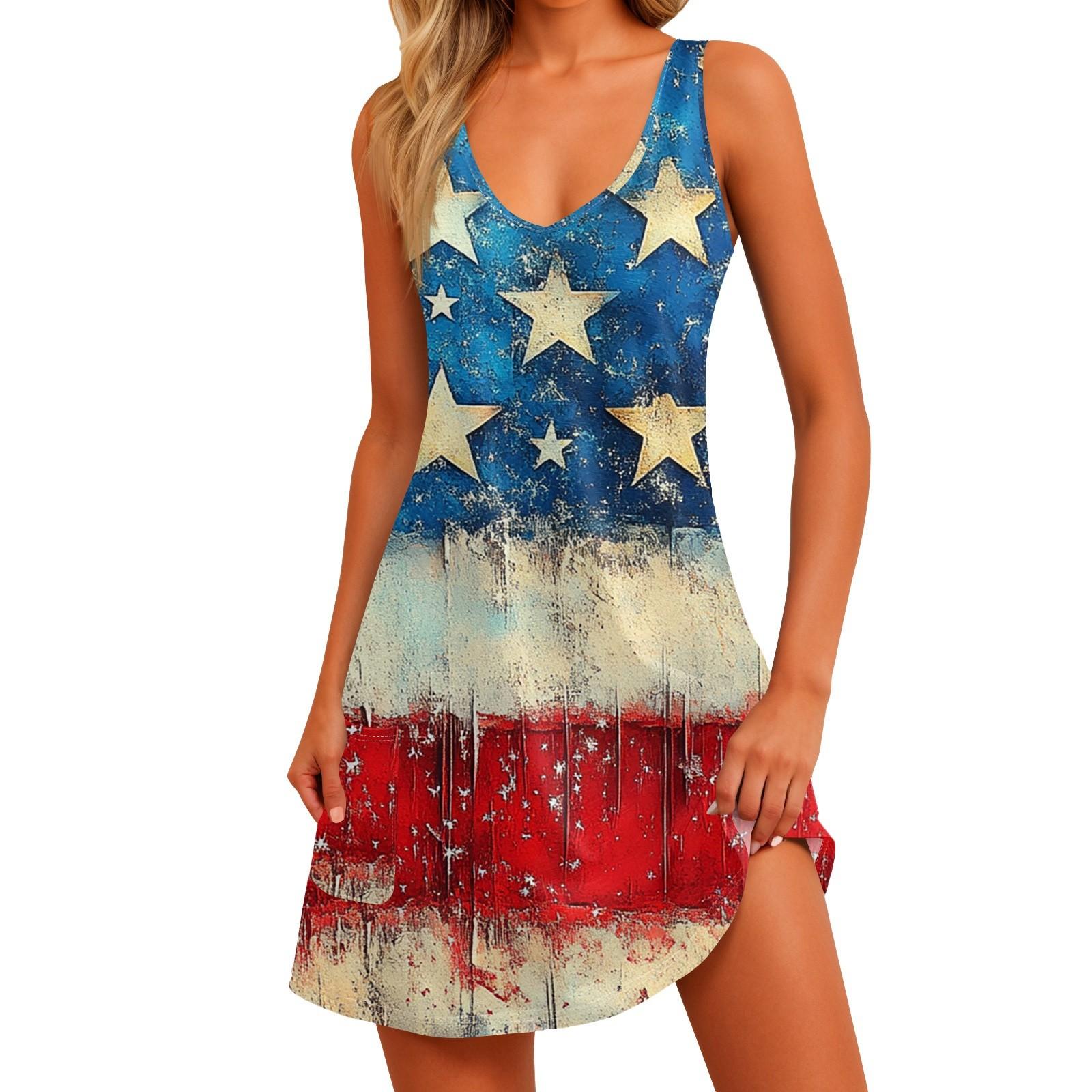 

Женский повседневный сарафан с принтом и карманами, летнее пляжное платье в стиле бохо, футболки, платья с V-образным вырезом, свободные платья-майки XXL