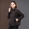 Women's Petite Slimming Down Coat: Fashionable Winter Short Jacket for Middle-aged Moms