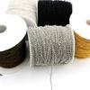 5 Meters/lot 2.0mm 2.5mm 5 Colors Plated O-ring Unwelded Iron Cable Chains Necklace DIY Jewelry Making Findings Accessories
