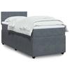 Maison Exclusive - Bettlattenrost mit Matratze Dunkelgrau 100x200 cm