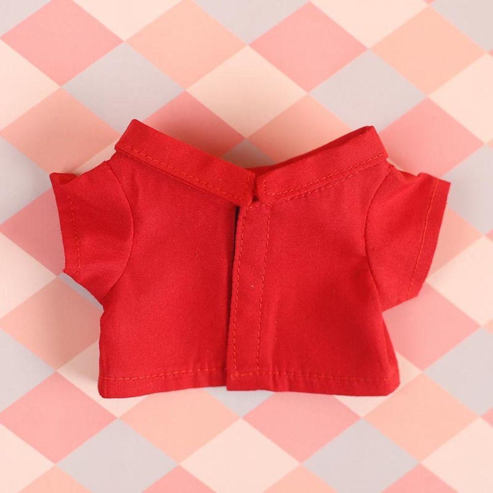 Fashion Style Doll Clothes Multicolors Mini Clothes New Doll T-shirt  15/20cm Cotton Stuffed Dolls