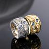 Wind Fashion Wide Ring Fashion Accessories, Hollow Floral Ring