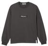 BAR LOGO BASIC TEE CHARCOAL [Milkfed] T-shirt L/S Women's